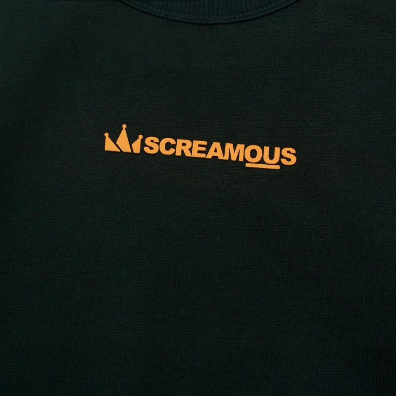 SCREAMOUS SWEATER CREWNECK Legend Tiny On Yellow Forest