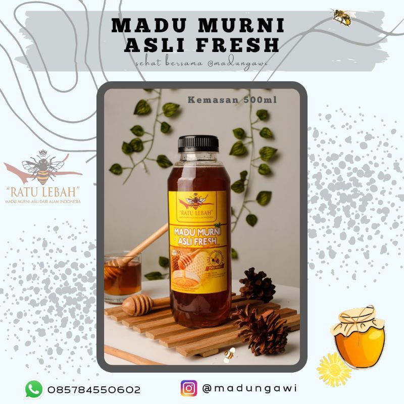 

Madu Murni Asli Fresh 500ml