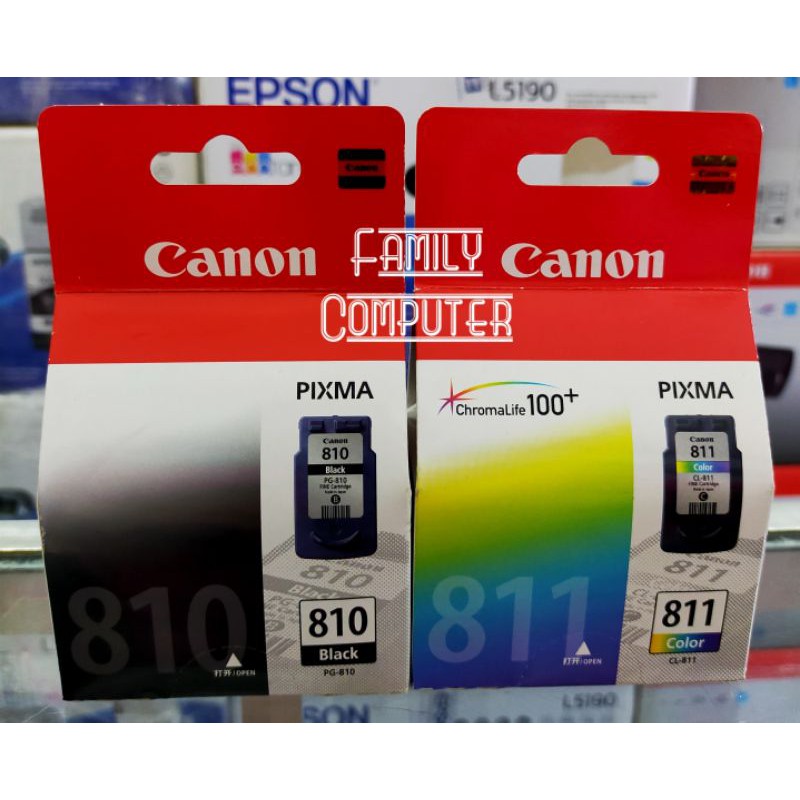 CATRIDGE CANON 811 & 810