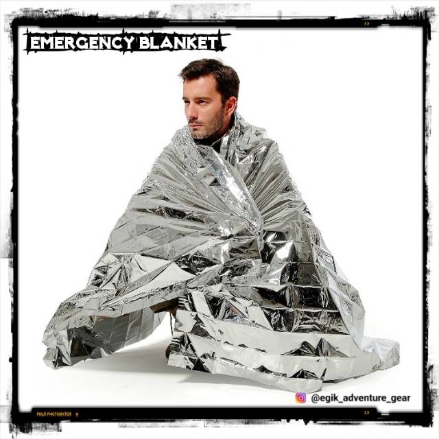 EMERGENCY BLANKET ATAU THERMAL BIVY ATAU SELIMUT DARURAT