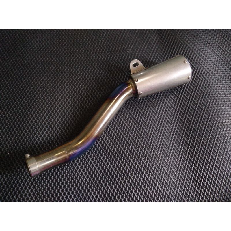 over racing slip on cbr250rr semi titanium