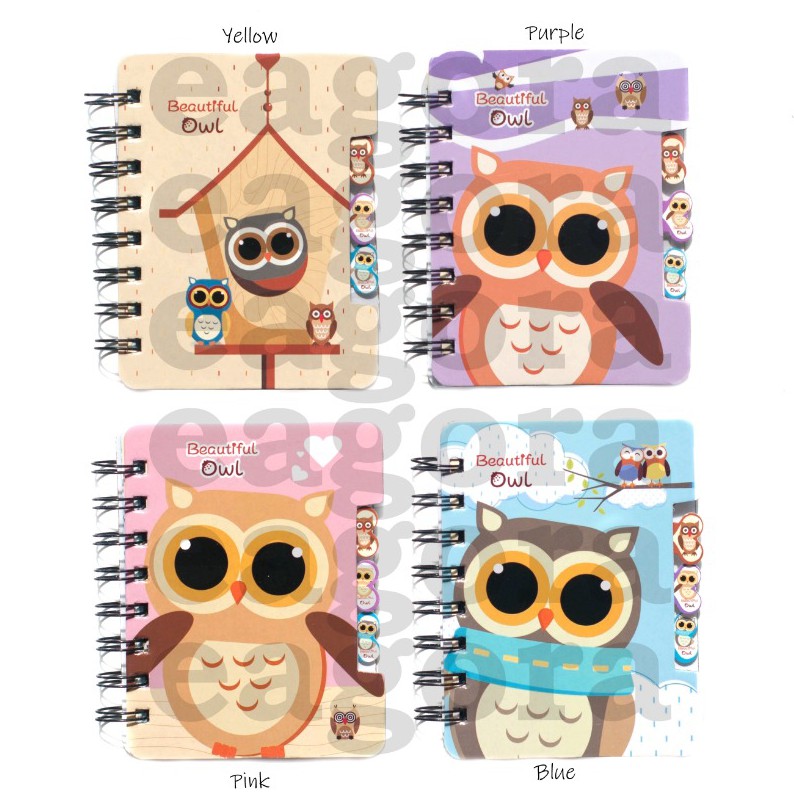 

Notebook Owl Burung Hantu Lucu Memo Unik Notepad Buku Tulis Lucu