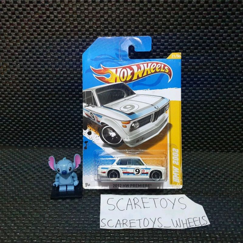 Hot Wheels BMW 2002 Putih White 2012 Bimmer 9