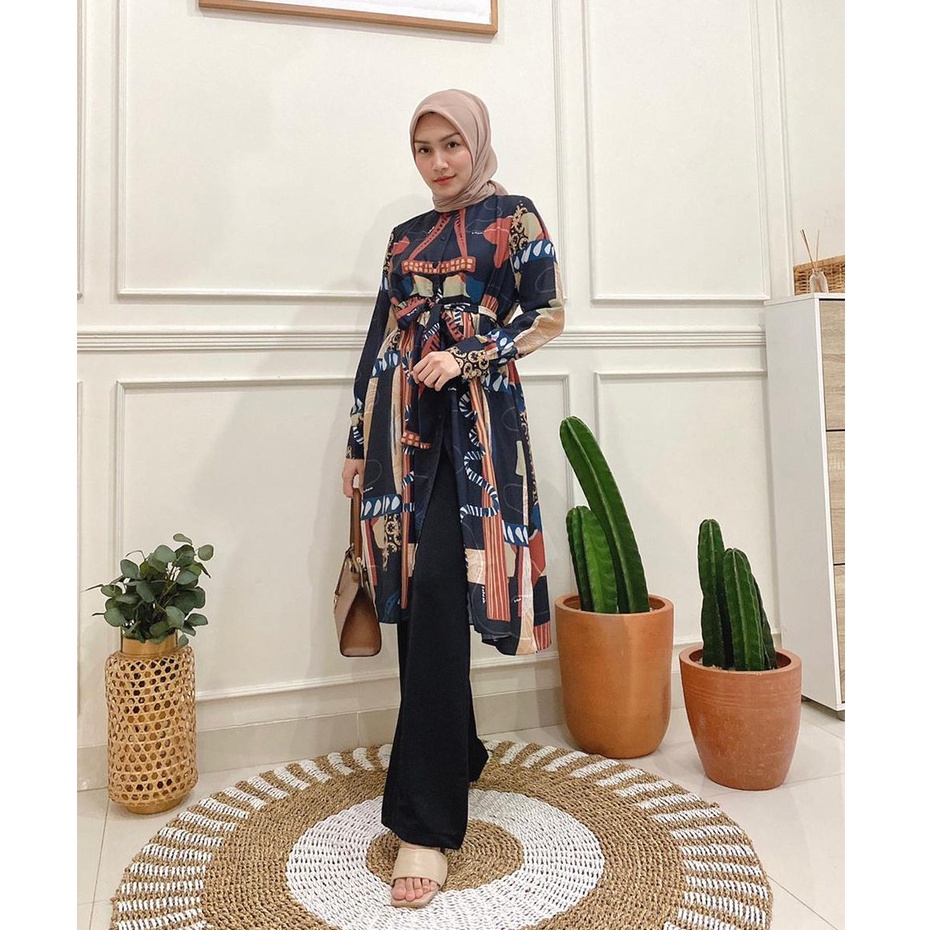 Radwah - Premium Syifa Tunik Printing - Tunik Wanita