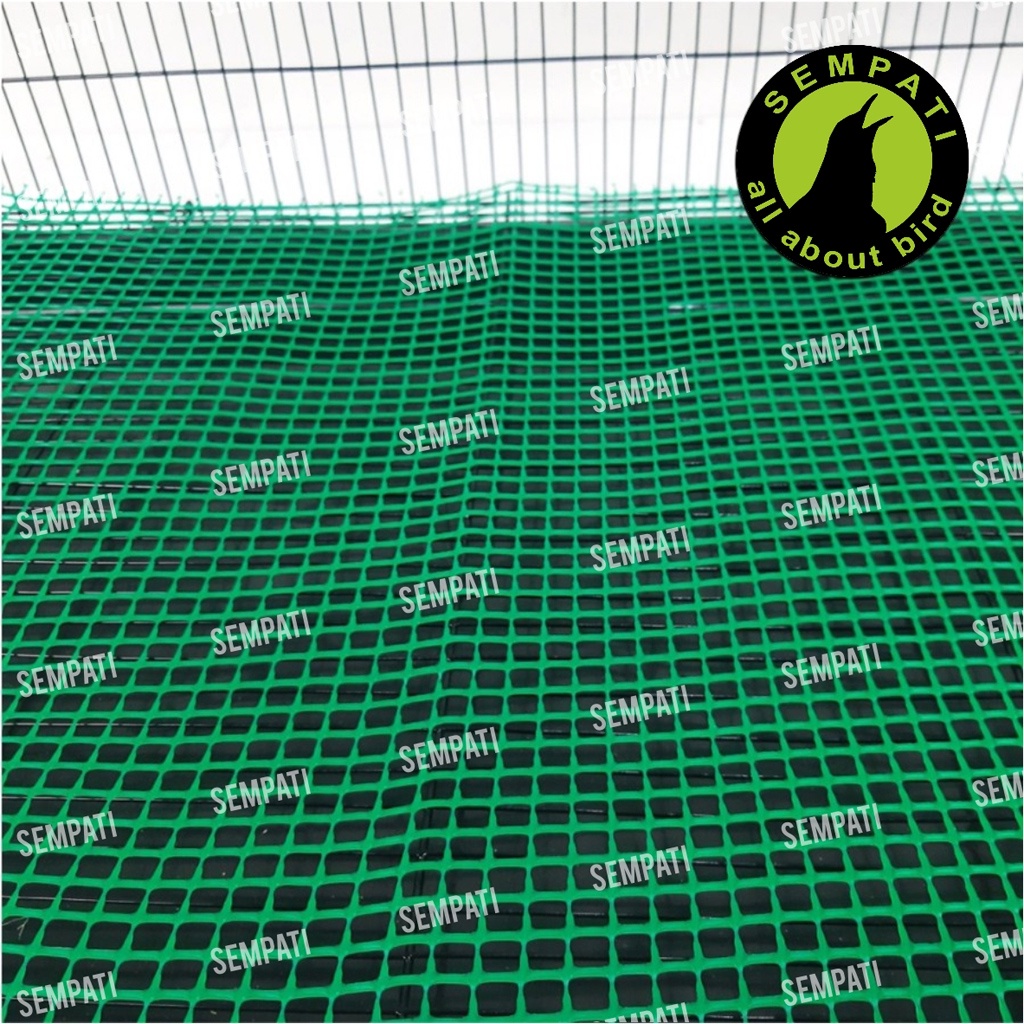 ALAS KANDANG KARPET SANGKAR UMBARAN BURUNG PIYIK PLASTIK HDPE 60X40CM ALAS KANDANG KUCING ANJING JRS-3