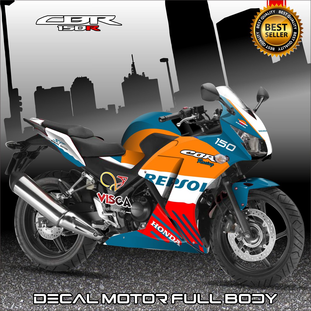 Decal Cbr 150r K45 lokal Full Body Decal Cbr 150r Full Body Stiker Cbr150r Full Livery Nsr