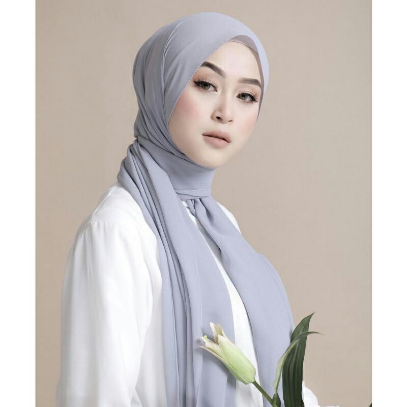 Jilbab Pashmina Ceruti Babydoll Premium / Hijab Pashmina Ceruti Babydoll Termurah