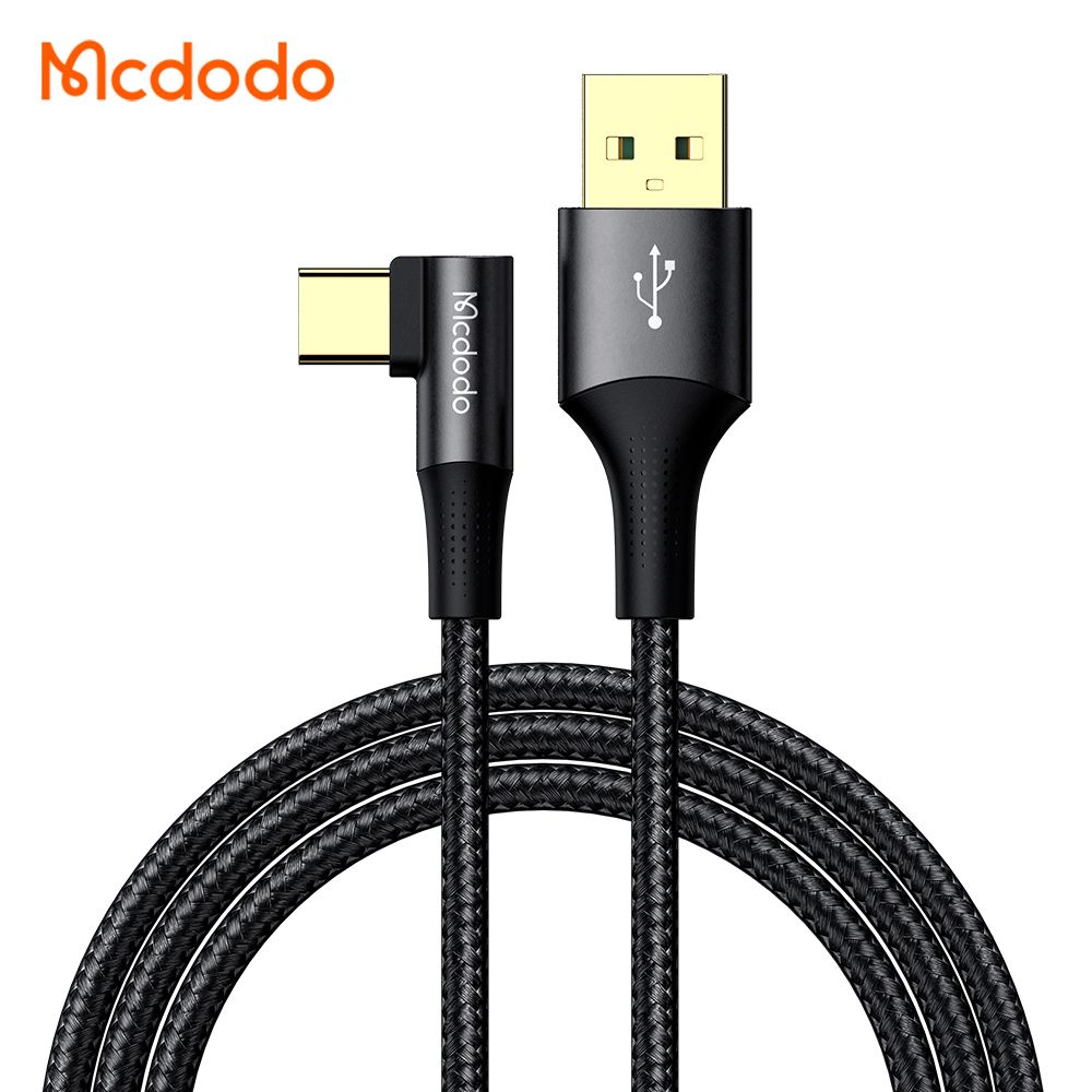 MCDODO CA-1220 / CA-1221 Cable Elbow USB to Type C 6A - Support VOOC - Garansi Resmi 6 Bulan