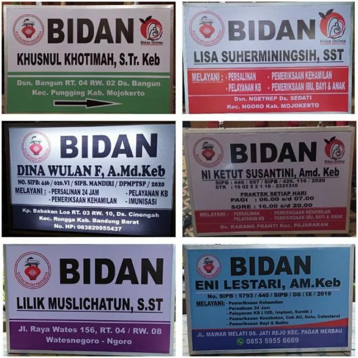 Nay / Neon Box Slim 2Sisi Uk.90X60 Bidan, Perawat, Dokter, Dokter Gigi,