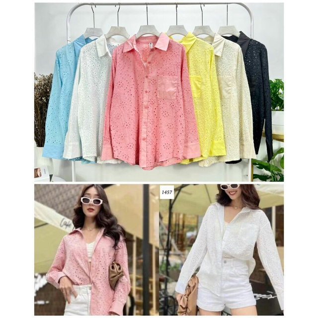 KEMEJA EYELED ORIGINAL IMPORT / KEMEJA IMPORT / BAJU BANGKOK BKK