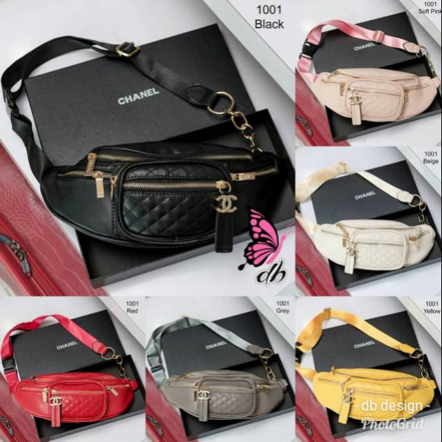 Tas Waistbag CHONNELL GIGII 5 Rest Tas Pinggang Terbaru / Tas Bahu Wanita Gaul