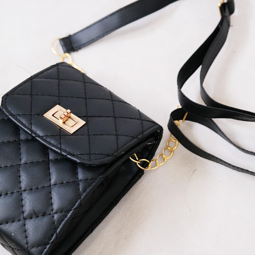 Tas Selempang Wanita Chacha Jait Jait - Tas Mini Masuk Hp Card Holder