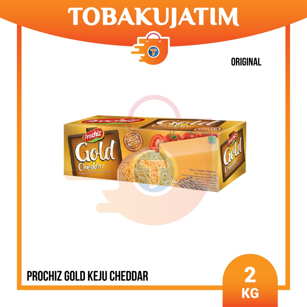 

PROCHIZ GOLD Keju cheddar 2 kg ASLI