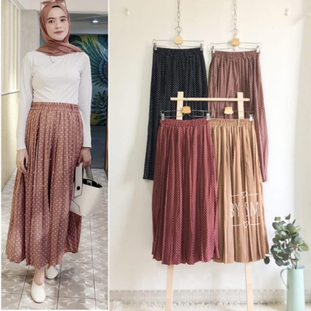  ROK  PLISKET  POLKA Shopee Indonesia