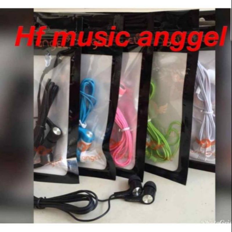 SEELS / Headset Music Angel Hf Packing Plastik Warna Warni Headshet Headphone Earphone Jack 3.5mm Handsfree Hansfree COD GRATIS ONGKIR EXTRA CASH BACK EXTRA