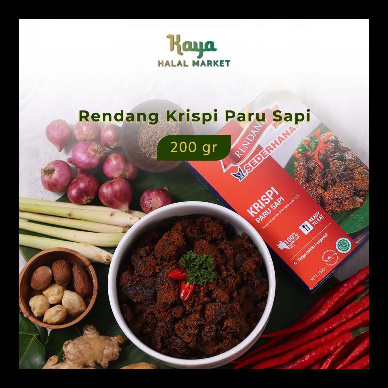 

SALE! RENDANG SEDERHANA KRISPI PARU KRIUK KERING TERMURAH