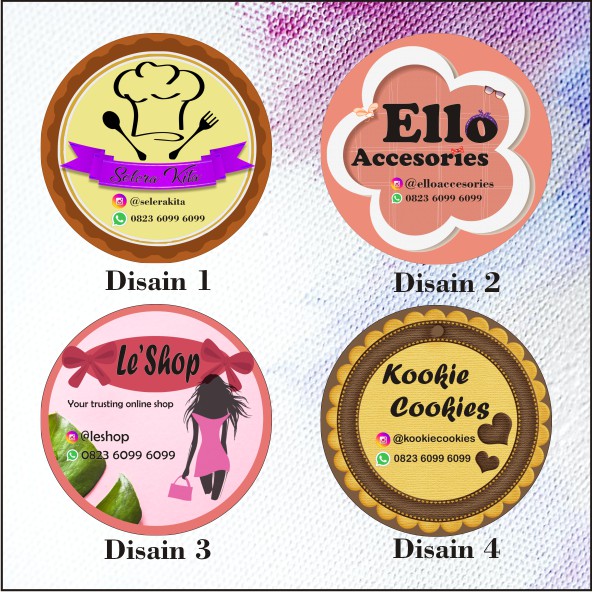 

MURAH Stiker kue / Label Kue / Label Produk / Label Olshop / Stiker Makanan Baju / Stiker olshop