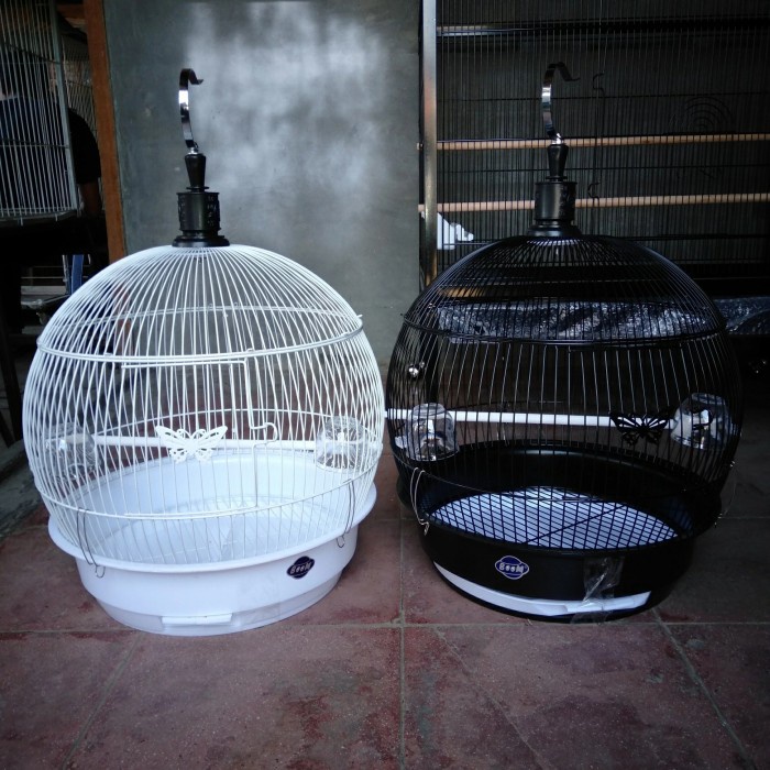 TERLARIS sangkar love bird bulat gentong jumbo HG0334