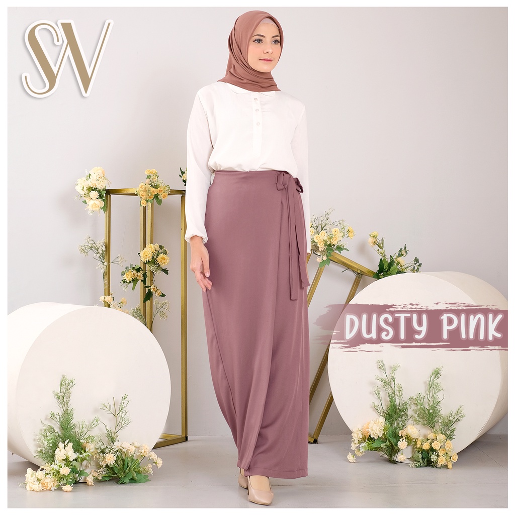 CELANA KULOT TIED ROCELA ROK CELANA BAWAHAN WANITA KULOT PREMIUM SENORITA CELANA KANTOR DAILY PANTS PALAZO KULOT PLAZO BAHAN ADEM FLOWLY ALL SIZE JUMBO CELANA WRAPPED KULOT PREMIUM KERJA KANTORAN CELANA BAHAN KULOT ALLSIZE-DUSTY PINK