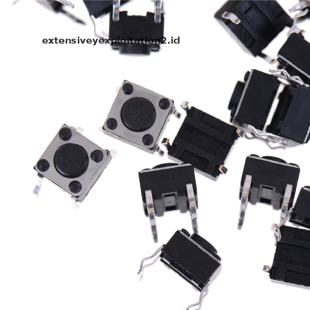 100pcs 6x6 X 4.5mm Panel Momentary Tactile Tactile