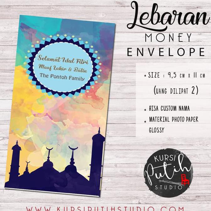

Produk Unggulan Amplop Uang Untuk Lebaran / Angpao Bisa Custom Nama - Tema Mesjid 1
