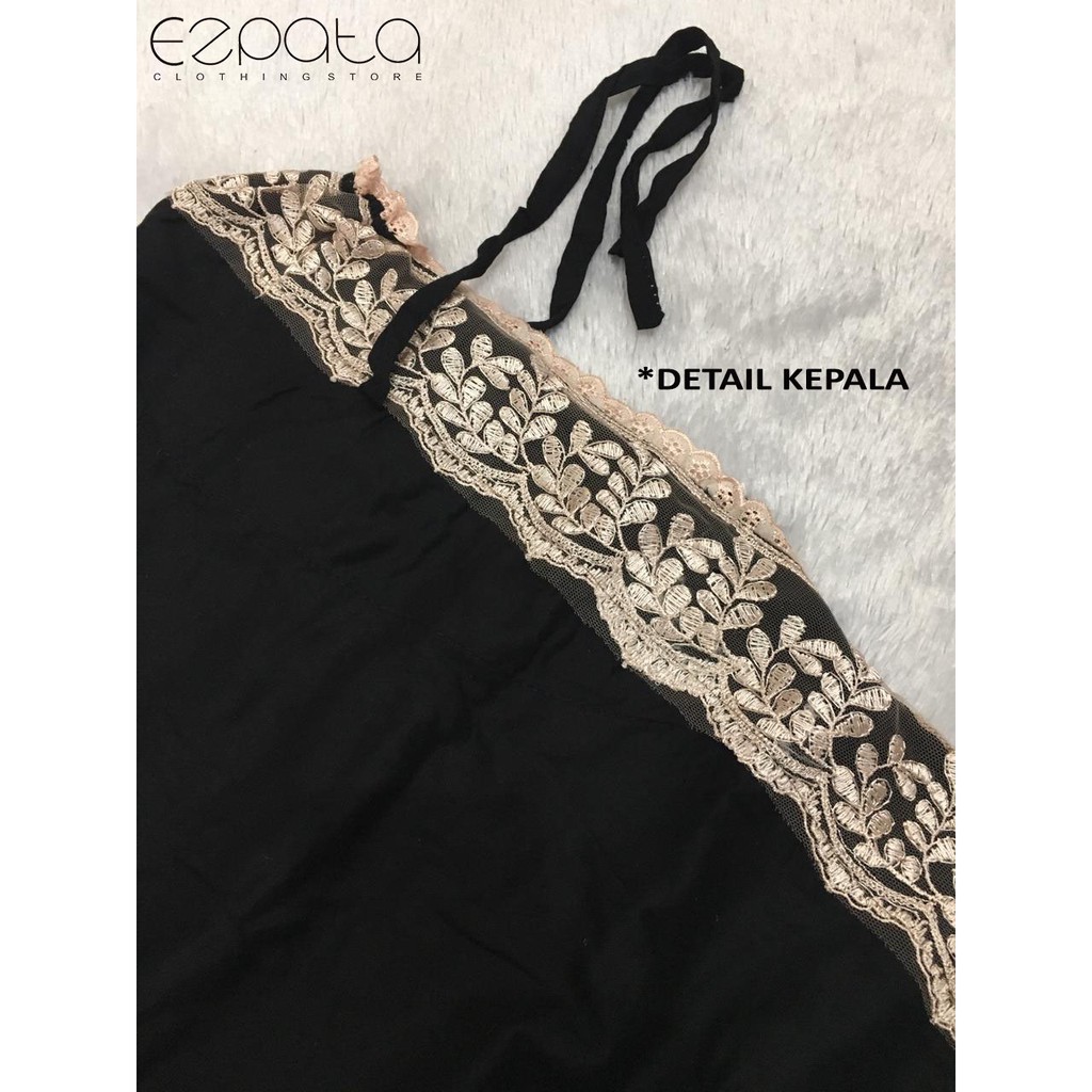 Ezpata Mukena Bali Dewasa Polos Renda Putri Malu Jumbo Bahan Rayon Premium Free tas mukena