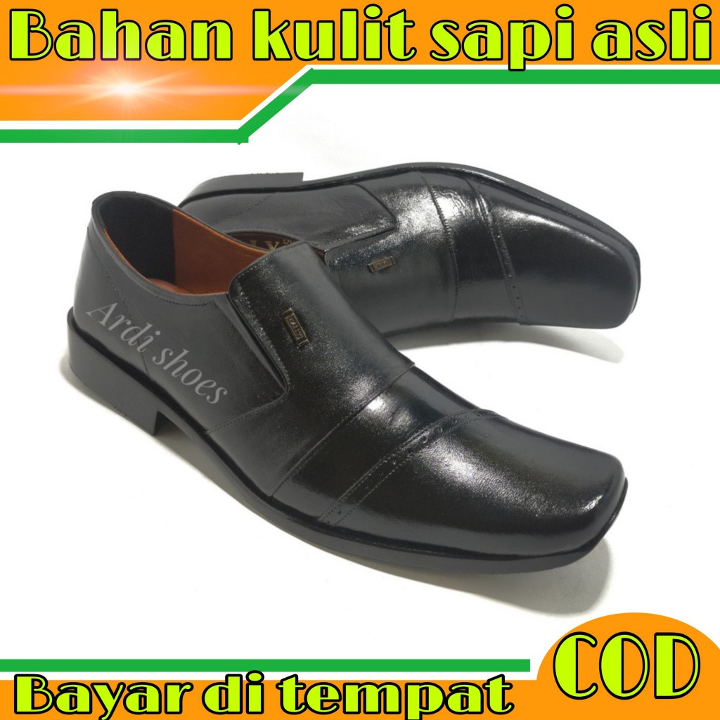 SEPATU PANTOFEL PRIA KULIT  ASLI SEPATU  KERJA KANTORAN PANTOPEL FORMAL COWOK KONDANGAN BL 251