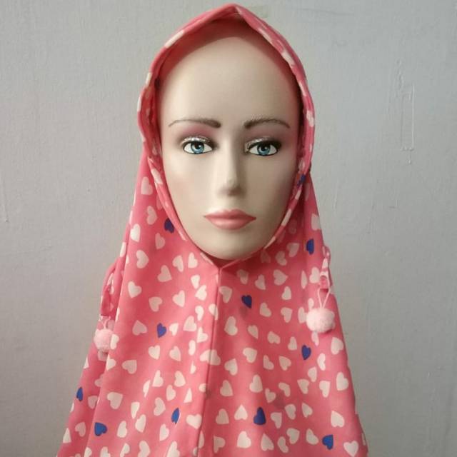 KERUDUNG INSTAN TUMPUK PINK SALEM LIMITED! NO TAG | HOMEMADE