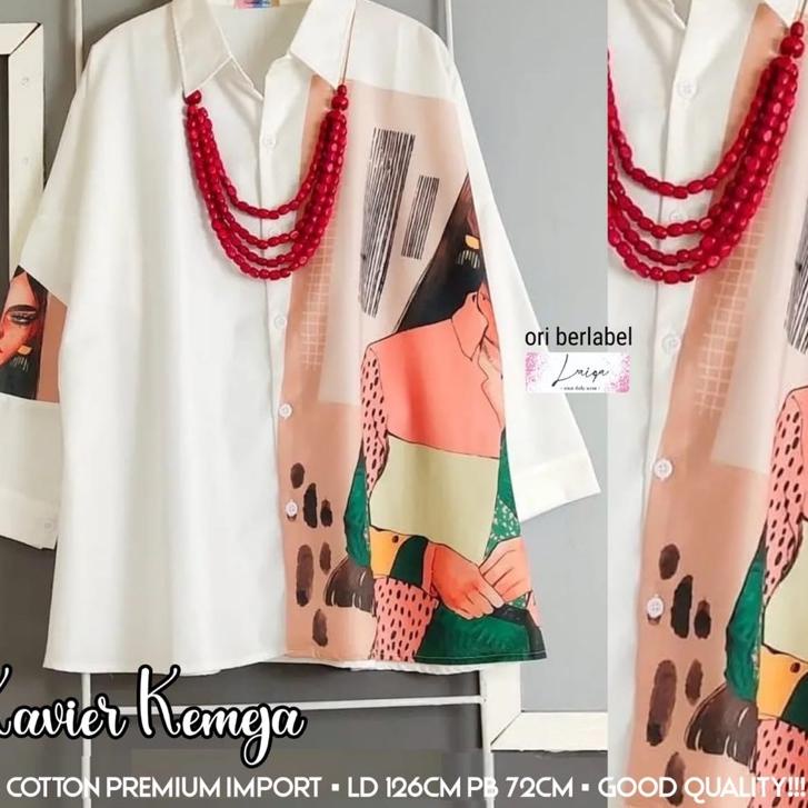 Barang Pilihan.. Kemeja Satin premium wanita jumbo cantik import bangkok. Vanila kemeja original by 