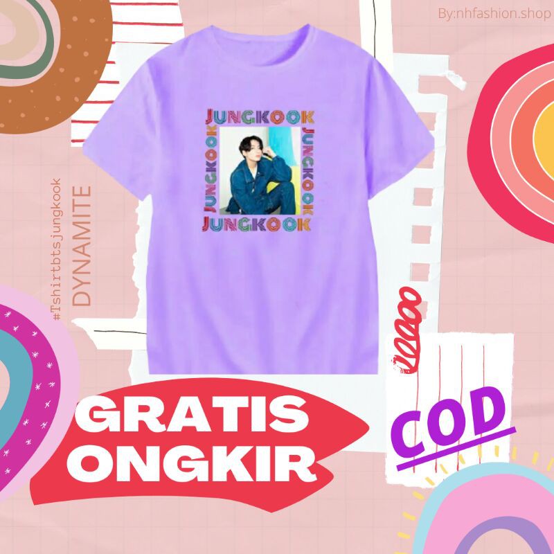 BAJU BTS KAOS BTS TSHIRT BTS DYNAMITE LENGAN PANJANG PENDEK ANAK-ANAK REMAJA DEWASA