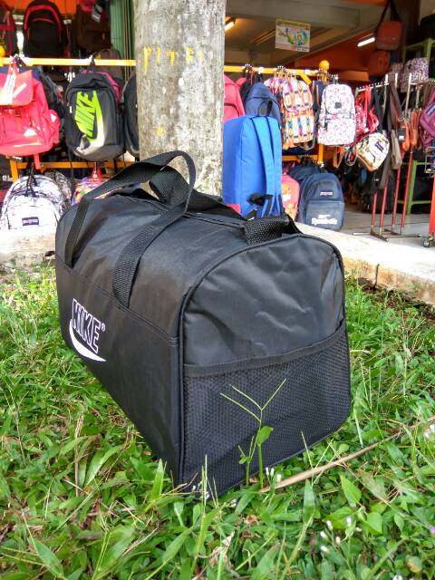 Tas Gym Nike Tas Olahraga Koper Nilon Tahan Air Tas Luar Ruangan Tas Bepergian Besar untuk Wanita Pria Tas Tangan Olahraga Tas Selempang Futsal Tas sSepatu Ransel Bepergian