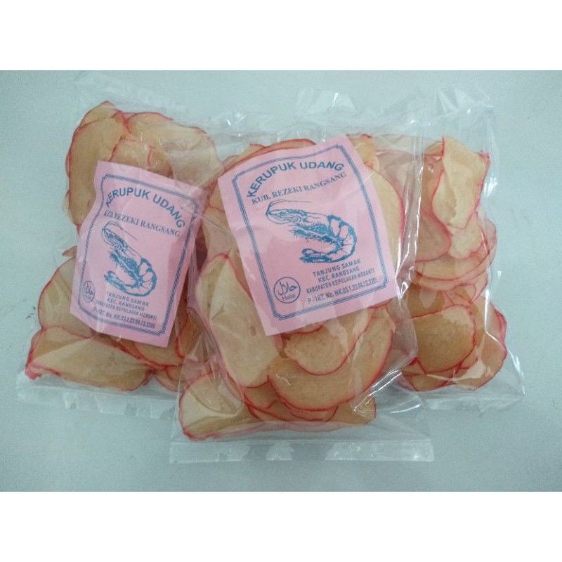 

kerupuk (He pia )udang merah asli rangsang berat 200gr