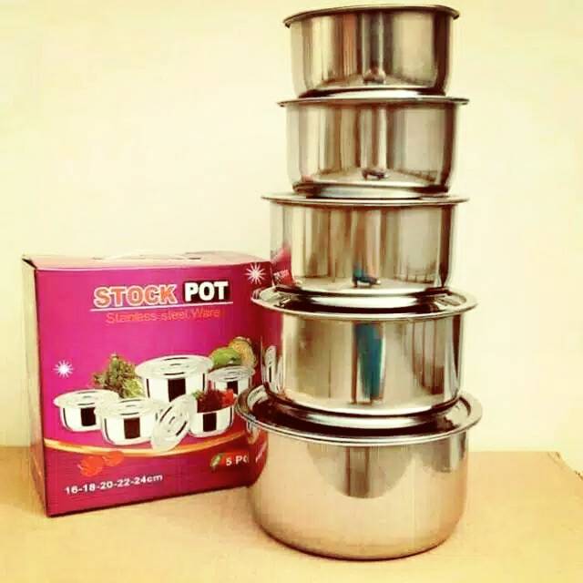 STOCK POT SET 5 PCS