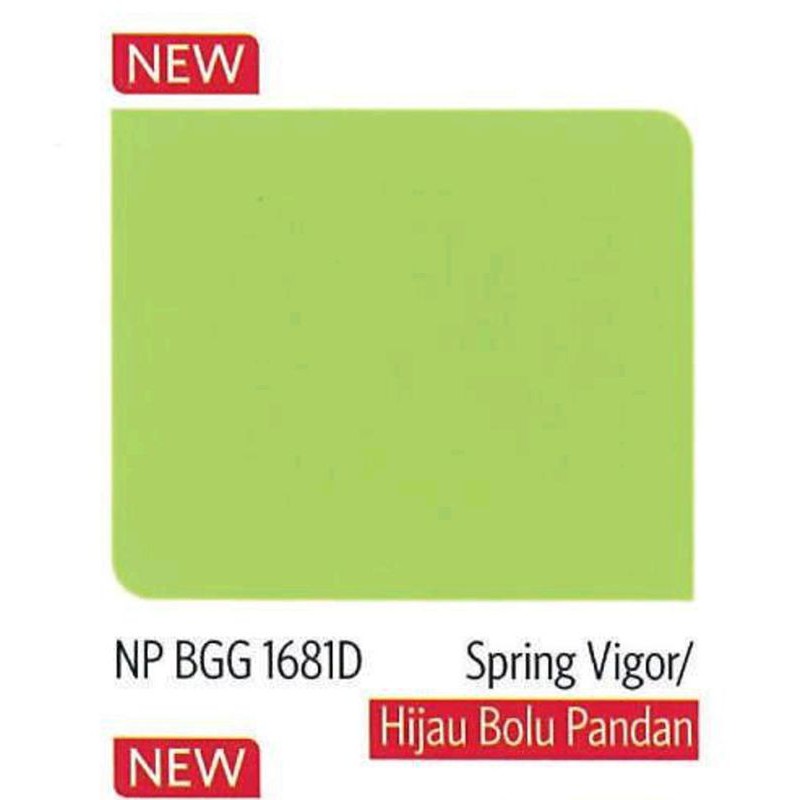 WARNA HIJAU BOLU PANDAN / Cat tembok Vinilex Pro 5 kg Nippon Paint trend dinding