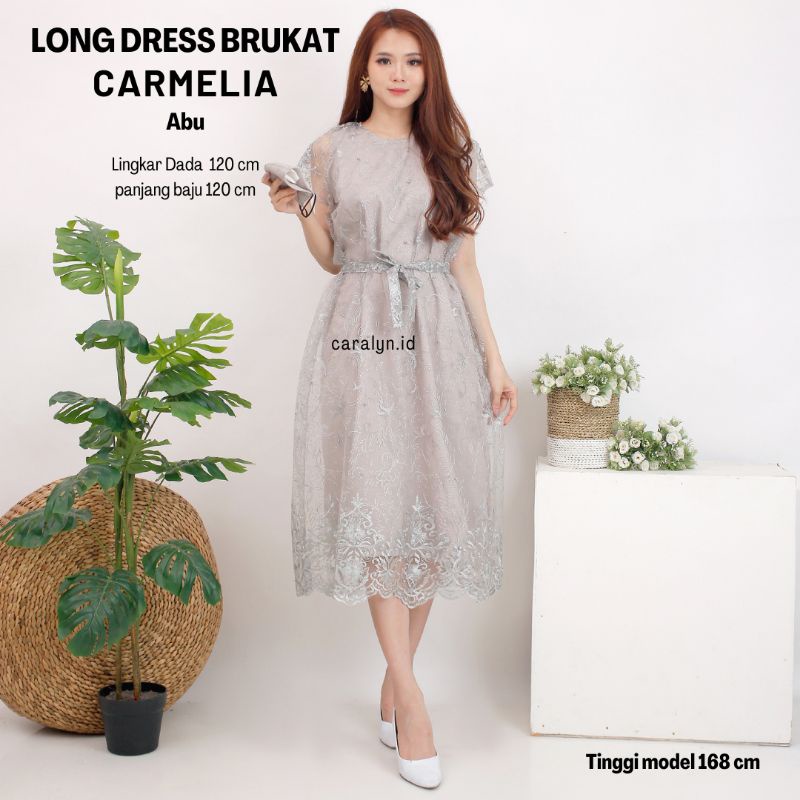 DRESS BRUKAT CANTIK WANITA CARMELIA