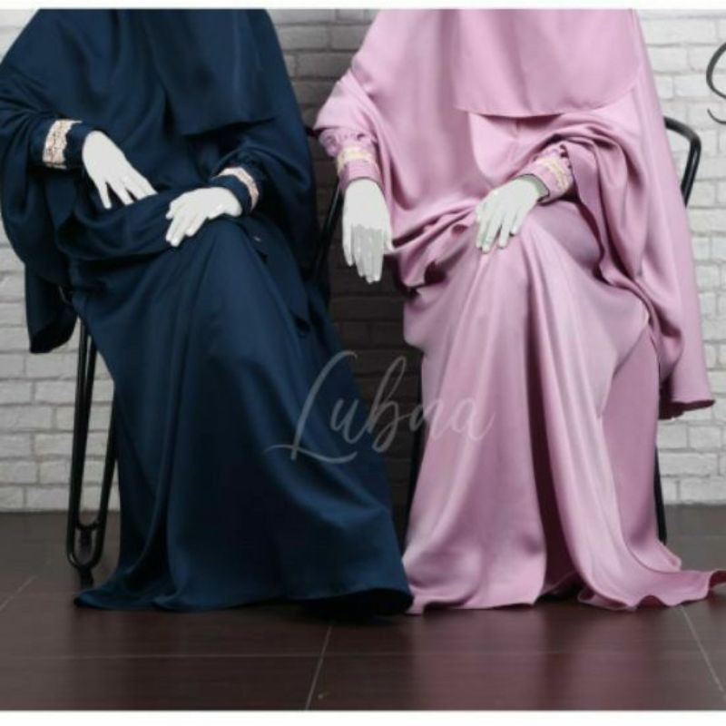 Busana Muslimah Gamis Akhwat Soraya Velvet Caltri by Lubna