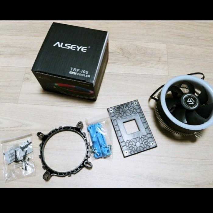 Fan Processor rgb Alseye TBF100 / Fan Processor Intel AMD RGB