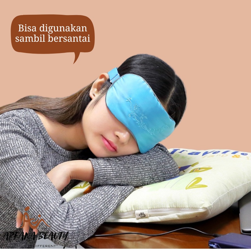 Eye Massager Alat Pijat Mata USB Infrared Hot Compress Steam Eye Mask Perawatan Tubuh