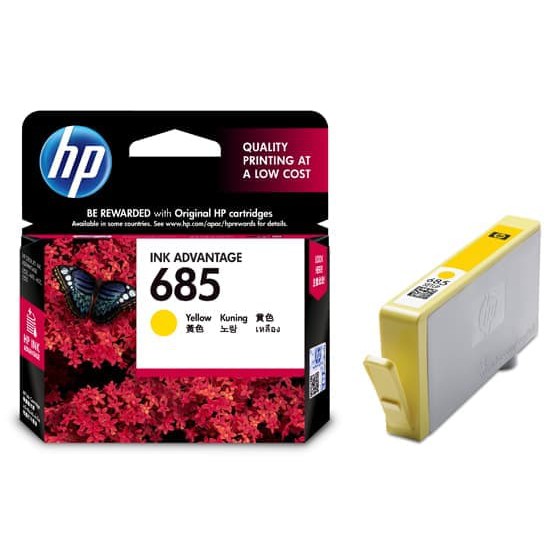 Tinta Cartridge Original HP 685 Yellow