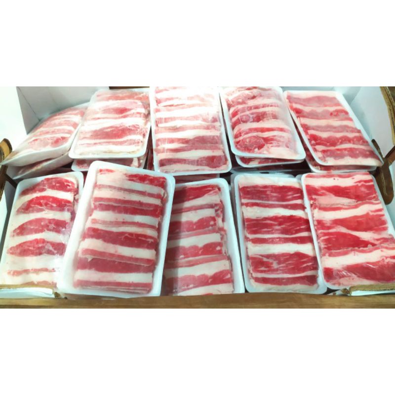 

daging sapi US beef slice / yoshinoya / us beef pack 500 gr / brisket