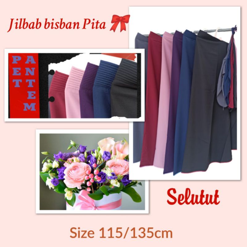 jilbab bisban pita