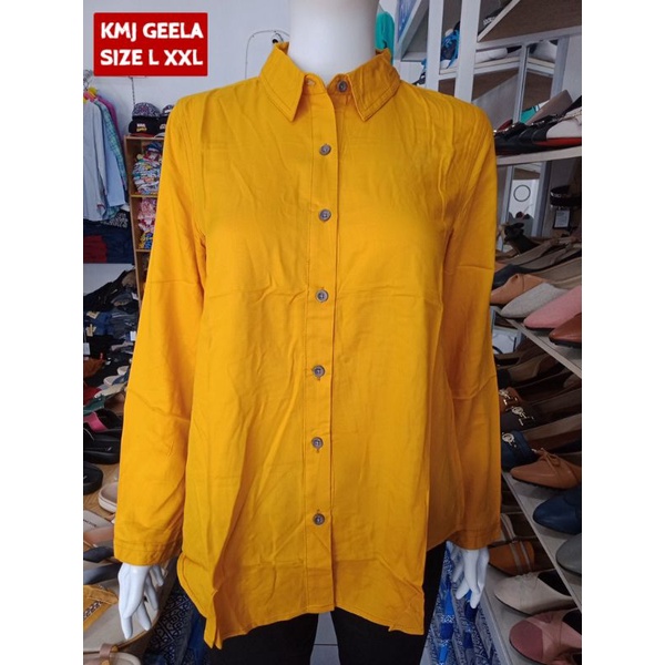 KEMEJA WANITA GEELA BRANDED MATAHARI MURAH BBM55