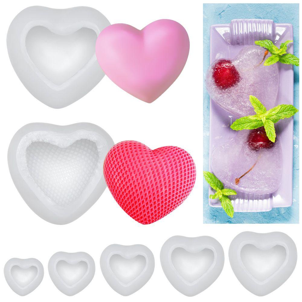 Suyo Cetakan Lilin 3D Handmade Hari Valentine UV Epoxy Resin Lilin Aromaterapi Fondant Kue Cetakan Silicone Mold