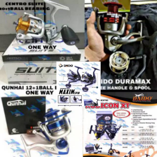 REEL DAIDO DURAMAX SPIN 8BB/DAIDO BATAVIA/ DAIDO MAXIM/QUNHAI 12+1ball bearing1000 - 6000