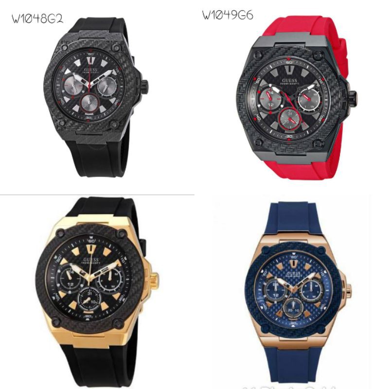 JAM TANGAN PRIA WANITA | RANTAI | KULIT | KARET | MURAH | PRIA GUESS W1049G5 W1049G6 W1048G2 W1049G2