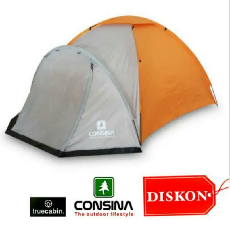 Tenda Consina Magnum 4 original tenda dome double layer