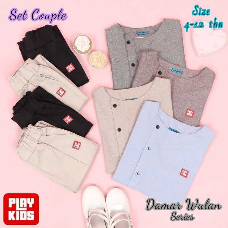 SETELAN KEMEJA DAMAR WULAN 4T-12T