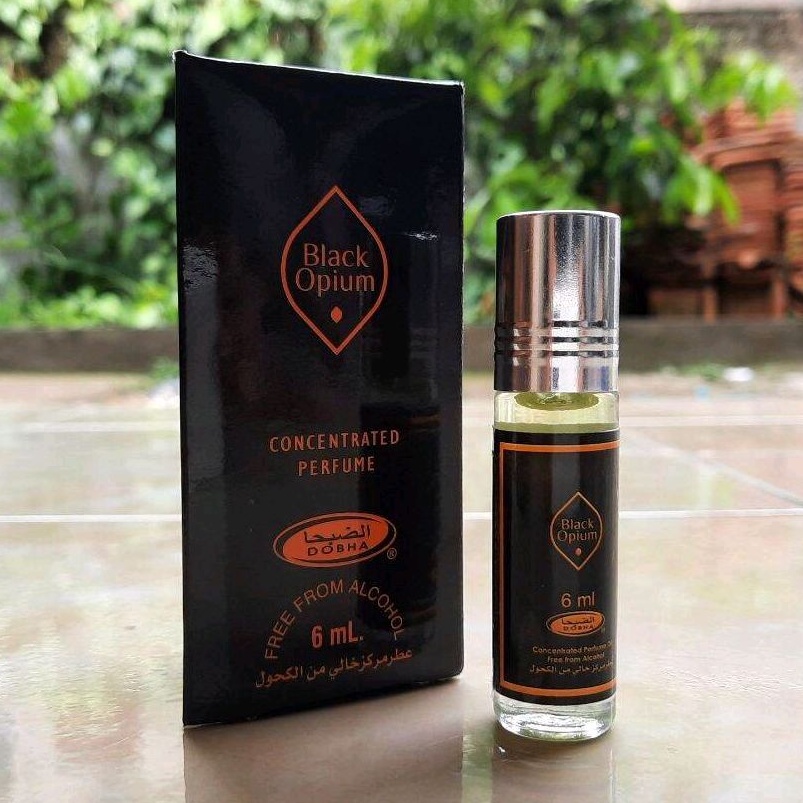 BLACK OPIUM Parfum DOBHA Kemasan 6ml Minyak Wangi Roll On Non Alkohol