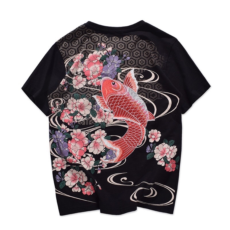 SK06 KAOS SUKAJAN IMPORT PRIA WANITA JEPANG KOREA KOI HARAJUKU ORIGINAL M-3XL JY23
