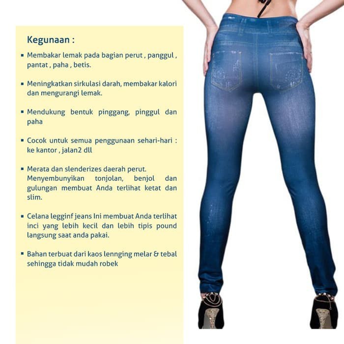 Celana Leging Jeans Slim n Lift